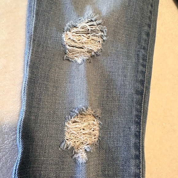 J Crew Jeans Size 25 Distressed Boyfriend Ankle Blue Denim J. Crew Womens - Picture 4 of 8